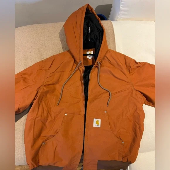 Carhartt Rework Waxed Hooded Jacket - Picture 2 of 4